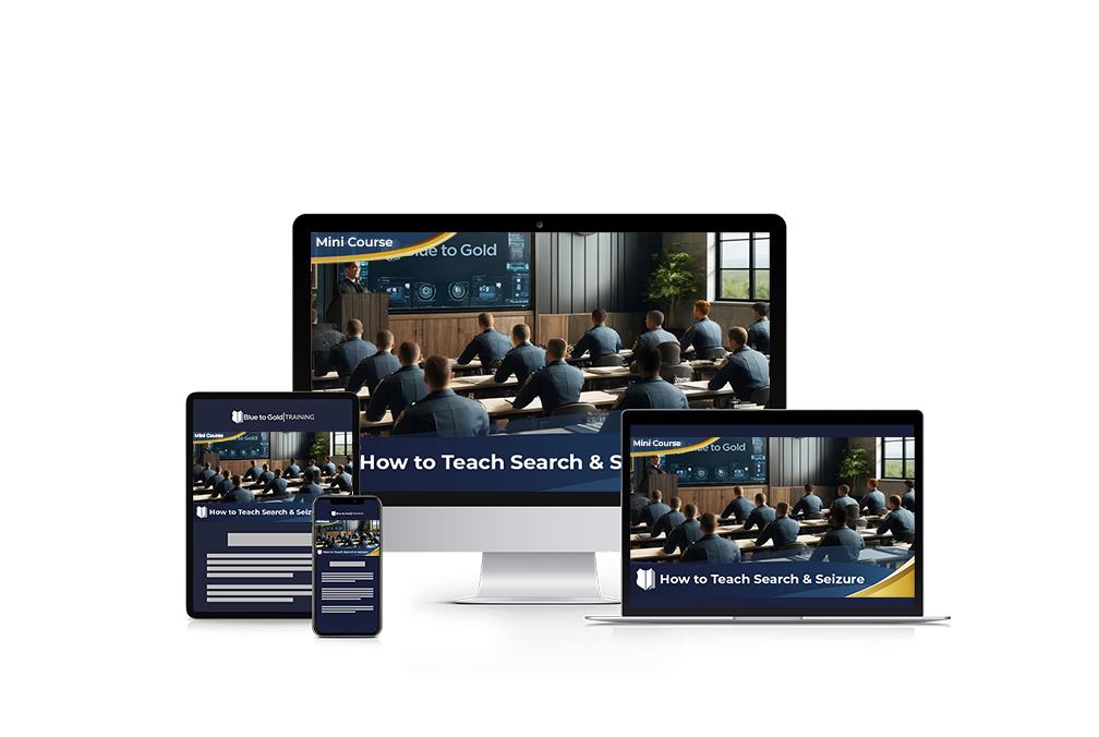 How to Teach Search & Seziure - Mini Course Downloads