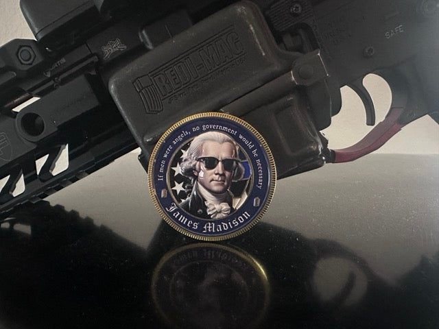 James Madison Challenge Coin