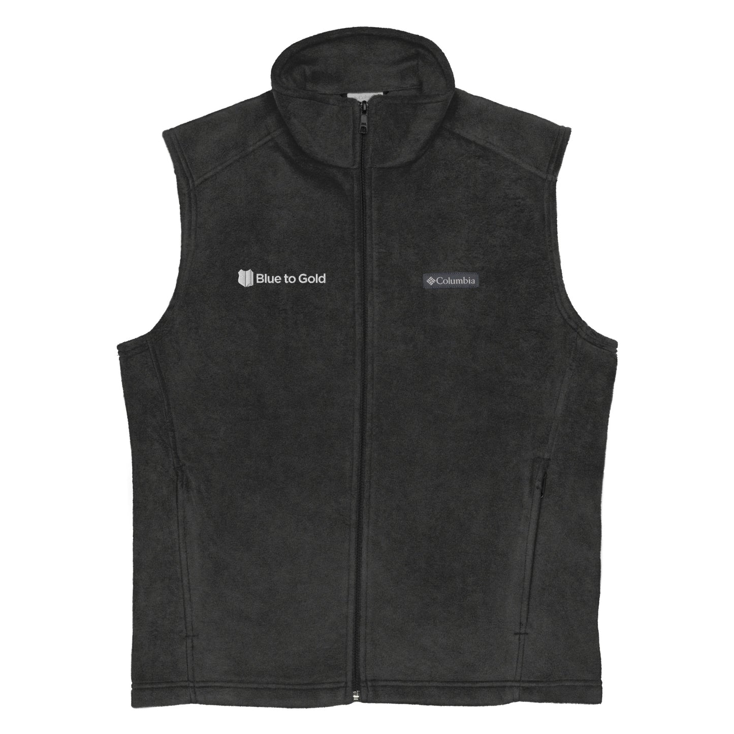 Blue to Gold Men’s Columbia fleece vest