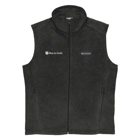 Blue to Gold Men’s Columbia fleece vest