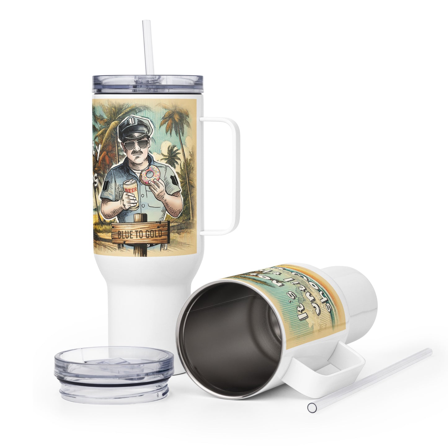 It's Not A Party Until The Cops Show Up Travel mug
