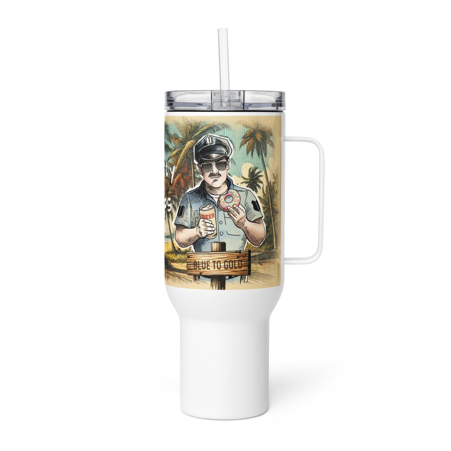 It's Not A Party Until The Cops Show Up Travel mug