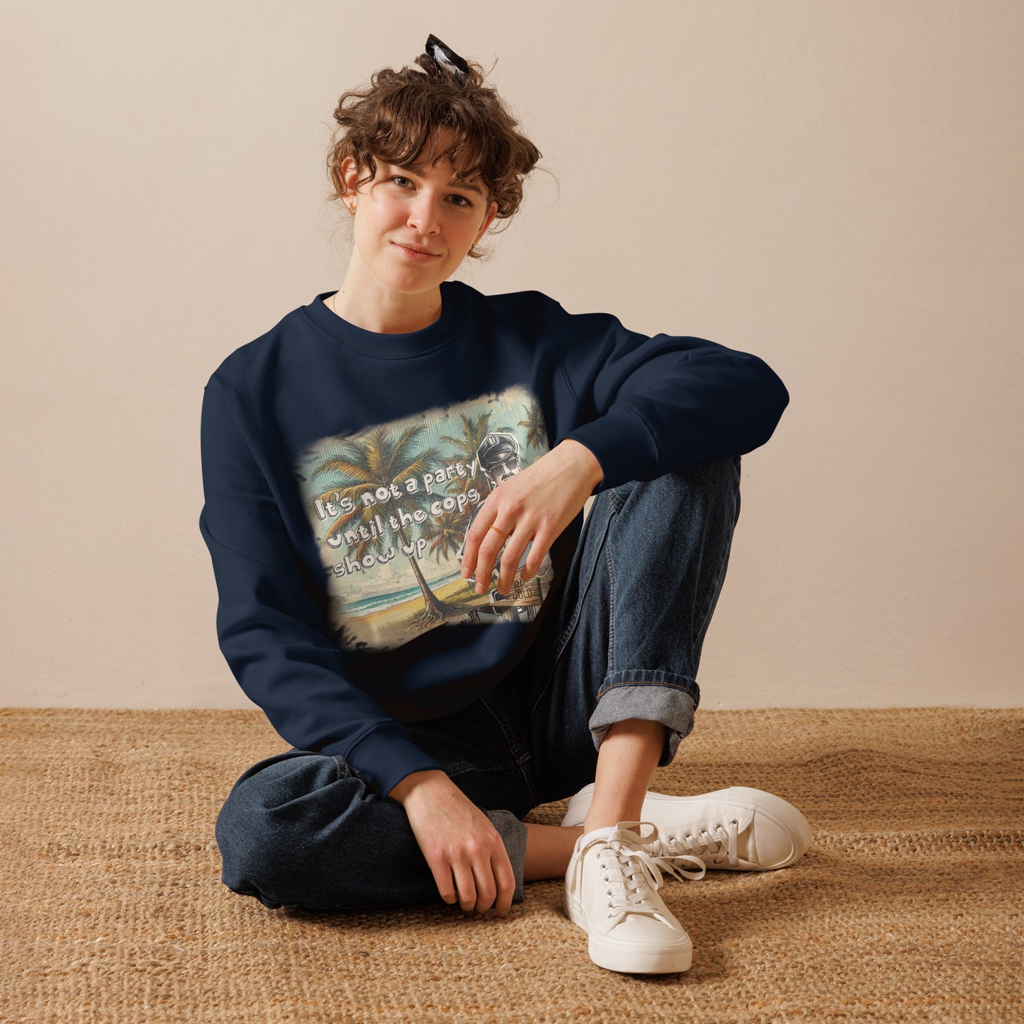It's Not A Party Until The Cops Show Up - Unisex eco sweatshirt
