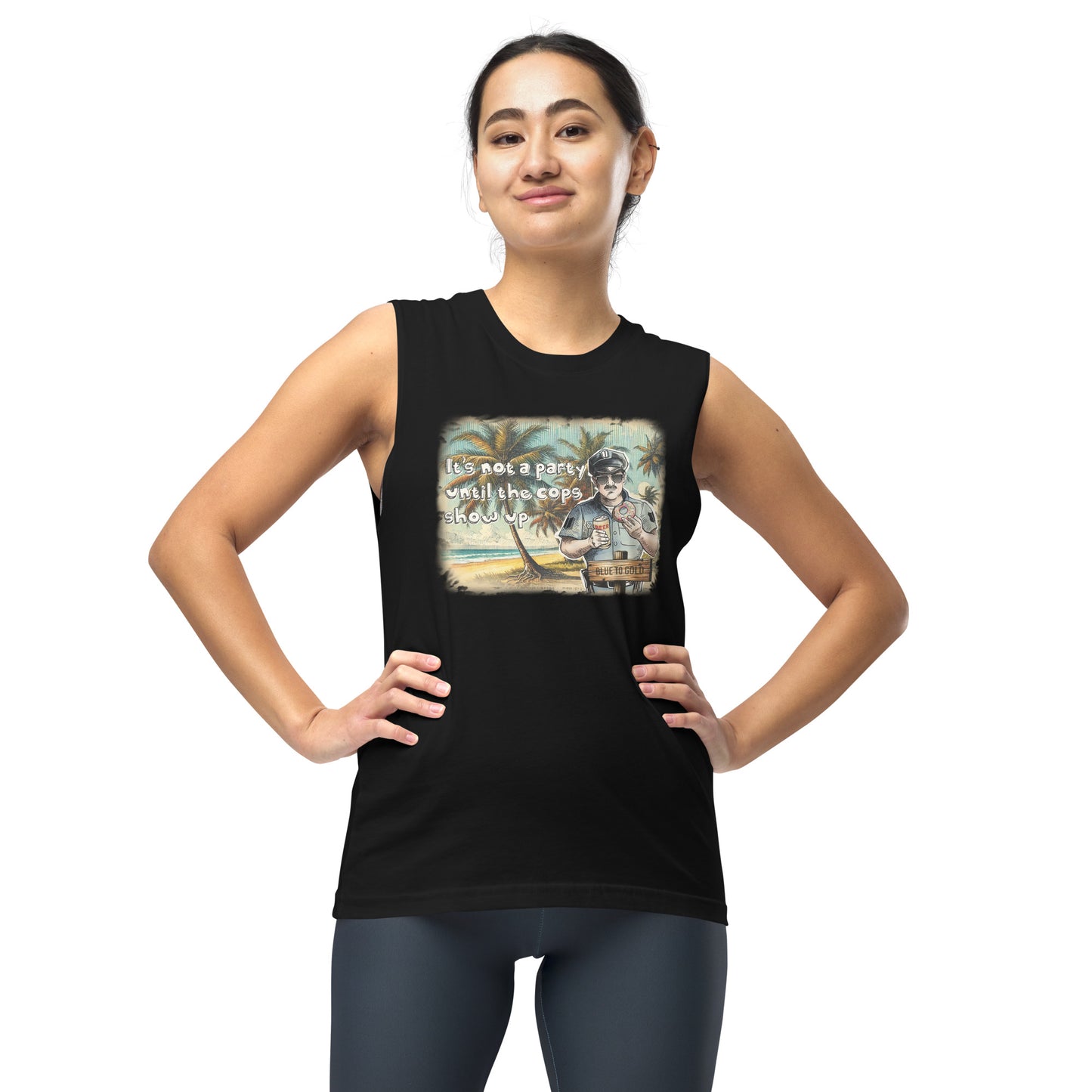 It's Not A Party Until The Cops Show Up Unisex Tank Top