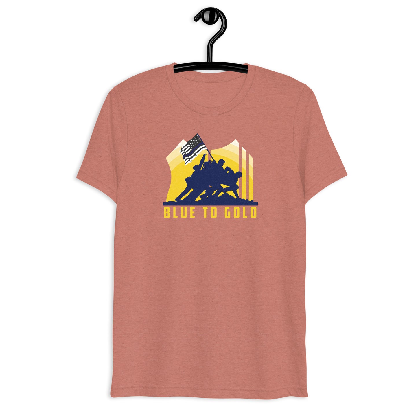 Battle For The Thin Blue Line Soft Lightweight Tri-blend Short Sleeve T-shirt