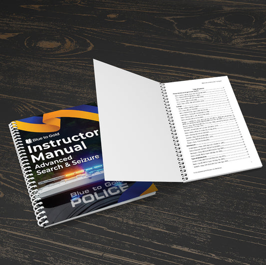 Advanced Search & Seizure Instructor Manual