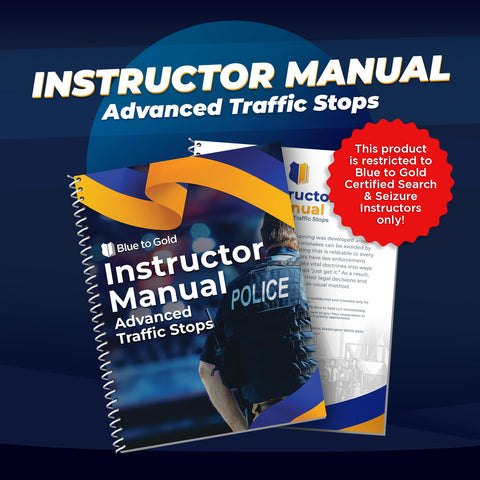 Advanced Traffic Stops Instructor Manual