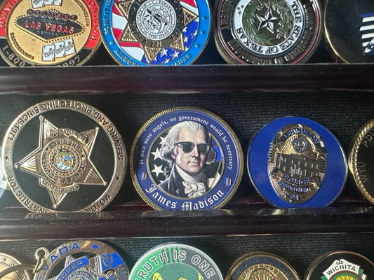 James Madison Challenge Coin