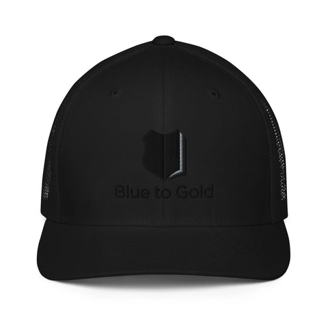 Blue to Gold Cap (Black)