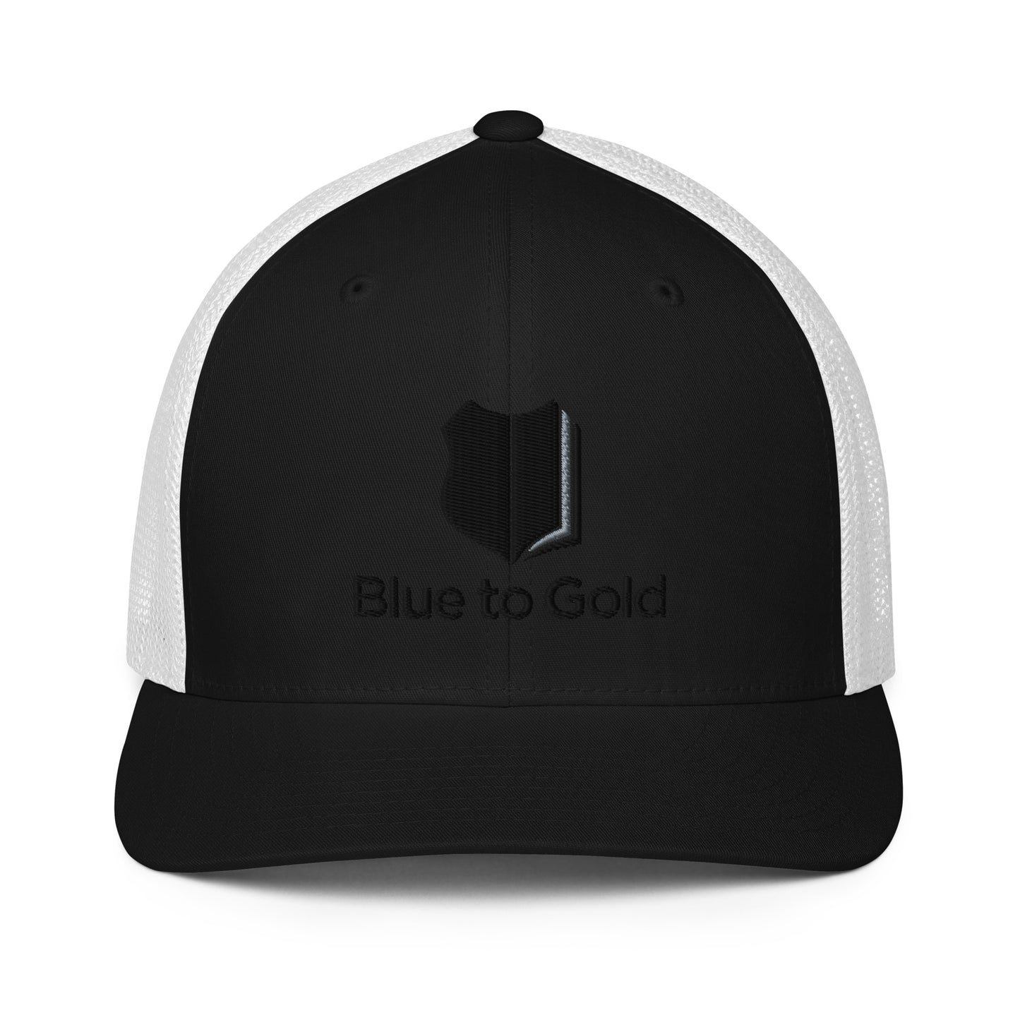 Blue to Gold Cap (Black & White)