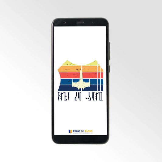 Let the Forth Be With You Phone Wallpaper - White