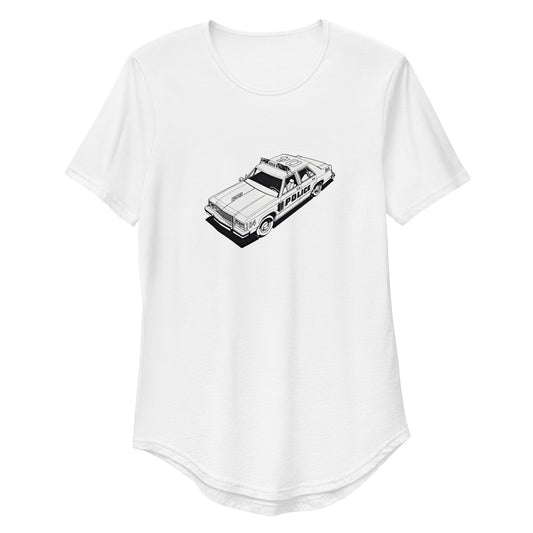 Crown Vic Lightweight Men's Curved Hem T-Shirt