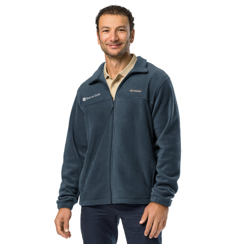 Blue to Gold Unisex Columbia fleece jacket