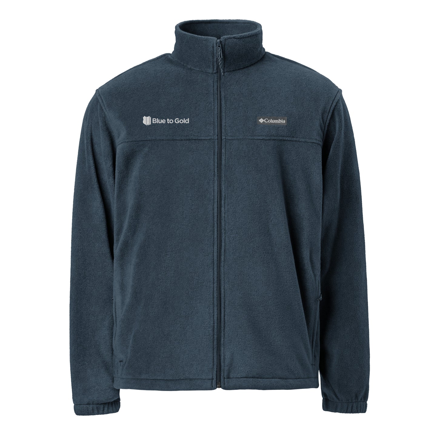 Blue to Gold Unisex Columbia fleece jacket