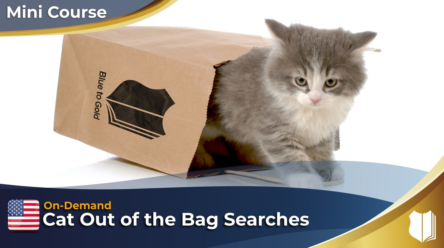 Cat Out of the Bag Searches