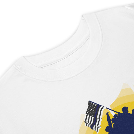 Battle for the Thin Blue Line heavyweight short sleeve t-shirt