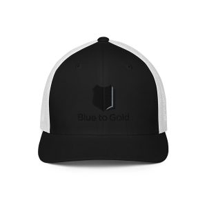 Blue to Gold Cap (Black & White)